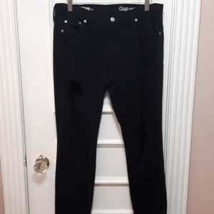 🛍 GAP distressed straight leg jeans